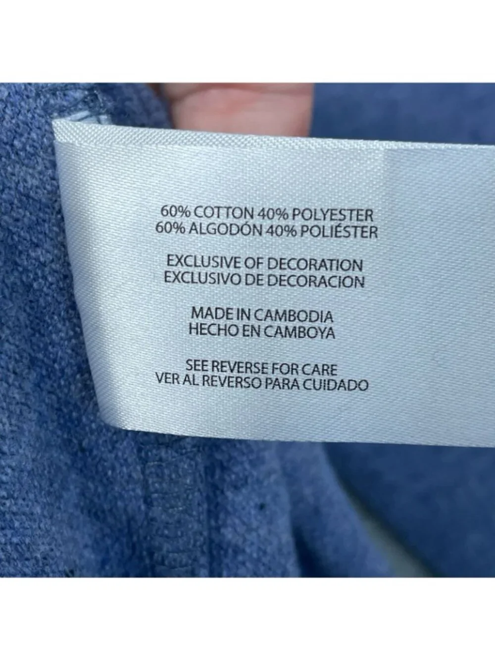 Banana Republic Men's XL Blue Crew Pullover Sweatshirt Cotton Blend F1058